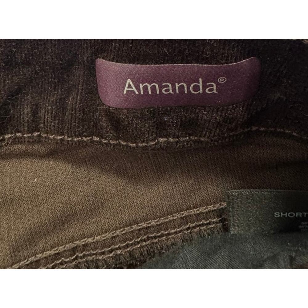 Gloria Vanderbilt Amanda Jeans Size 14 Short Black Brown Purple - Picture 3 of 13